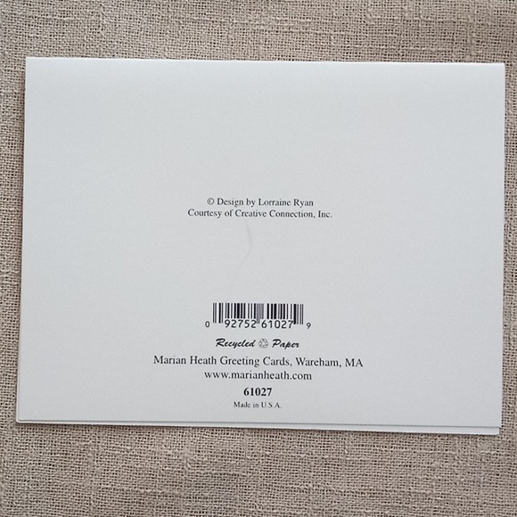 Vintage blank note cards. 5 Cards 4 envelopes. Design bt Lorraine Ryan. - Picture 2 of 2